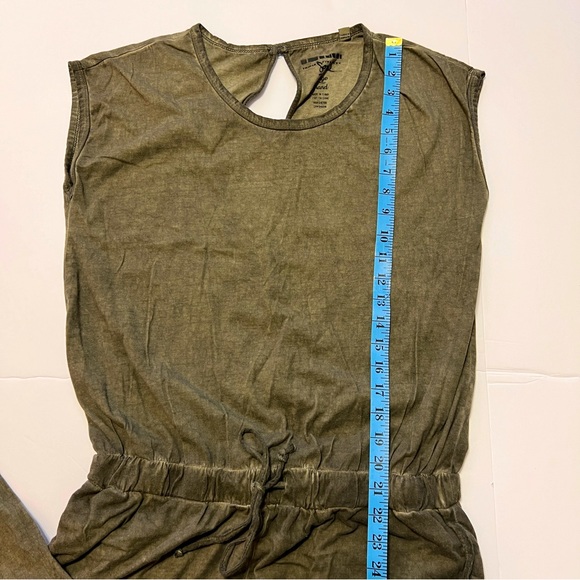 Triple Five Soul, vintage green, drawstring, jumpsuit - Picture 5 of 6